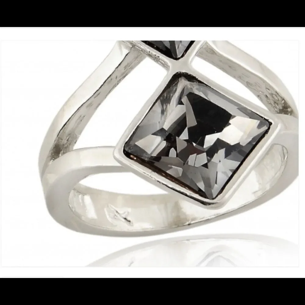Swarovski authentic Crystals White Rhodium plated
